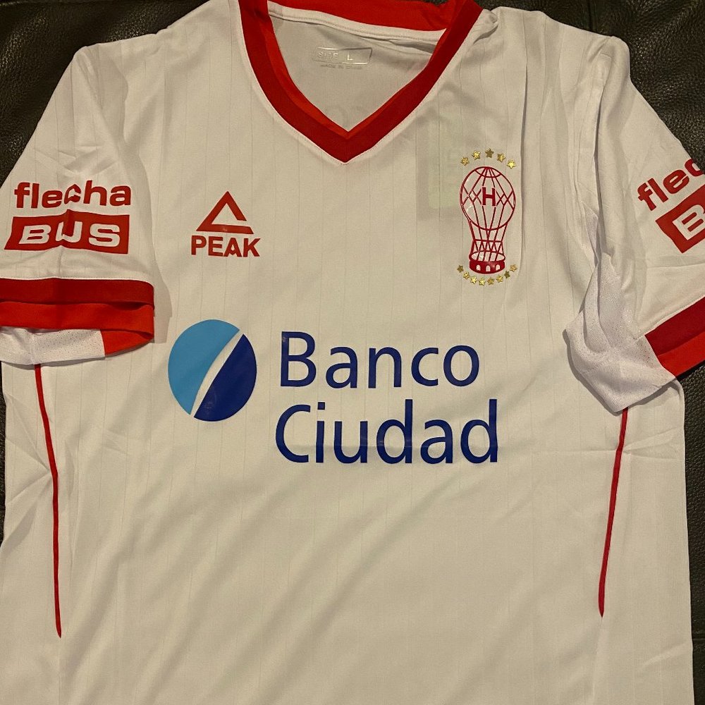 Peak brand ARGENTINA Club Atlético Huracán Men's JERSEY Sz M,L,XL New with tags